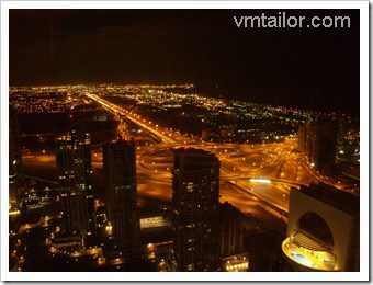 Vivek's Dubai at night