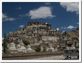Leh Monastery by Vivek
